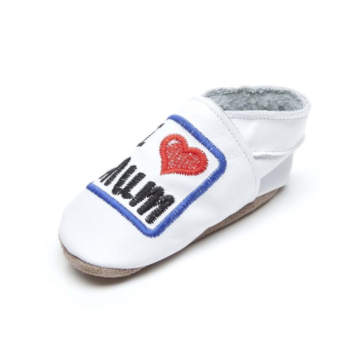 Pantofiori pentru Bebelusi, unisex, I love MOM and DAD