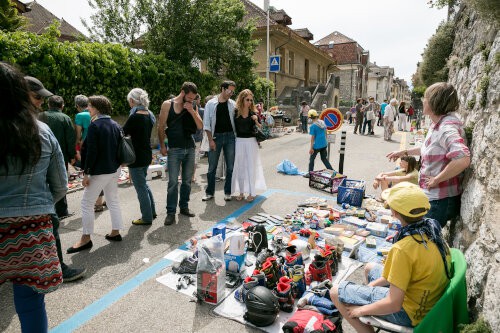 Brocanta sau talcioc , organizat cu ocazia evenimentului 100 de ani de Colegiu Rue de parc