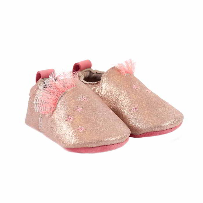 662524 Pantofiori din piele Rose, Moulin Roty