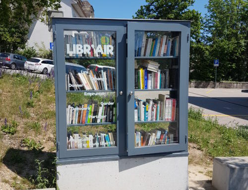 O biblioteca in aer liber pentru a promova lectura