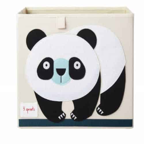 Cutie jucarii copii, Domnul Urs Panda , 33cm x 33cm , 3 Sprouts